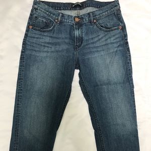 NORDSTROM BOOTHEEL BOYFRIEND CROP DENIM JEAN